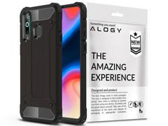 Alogy Hard Armor Schutzhülle Für Samsung Galaxy A60/m40 Schwarz