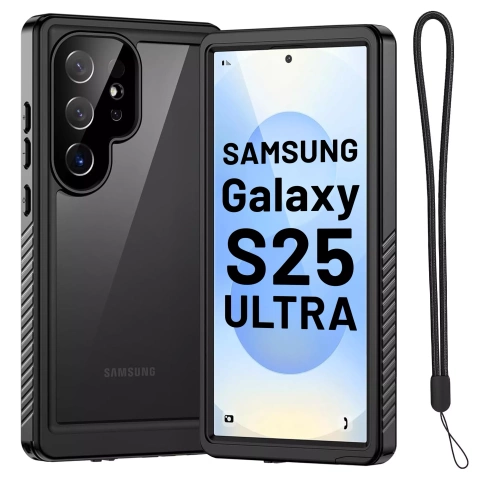 Wasserdichte Hülle Für Samsung Galaxy S25 Ultra Alogy Hydroarmor™ Ip68 Hülle Mit Transparenter Rückseite Und 360°-rüstungsschutz