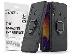Alogy Stand Ring Armor Case Für Samsung Galaxy A60/m40 Schwarz