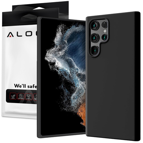 Alogy Dünne Soft-hülle Für Samsung Galaxy S22 Ultra Schwarz