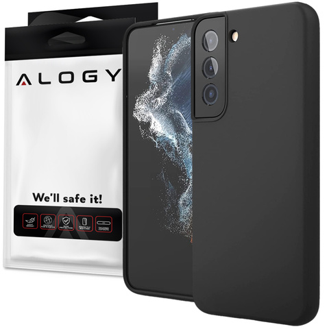 Alogy Dünne Soft-hülle Für Samsung Galaxy S22 Plus Schwarz