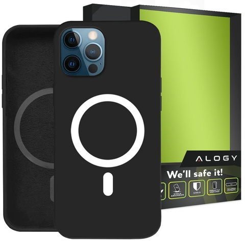 Magsafe Alogy Hülle Für Qi-ladegeräte Für Iphone 12 Pro Max, Schwarz
