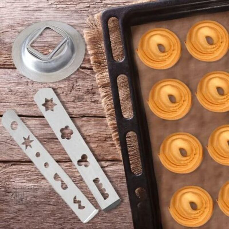 Keksaufsatz Für Fleischwölfe – 8 Edelstahlaufsätze, Kompatibel Mit Kitchenaid Und Westmark