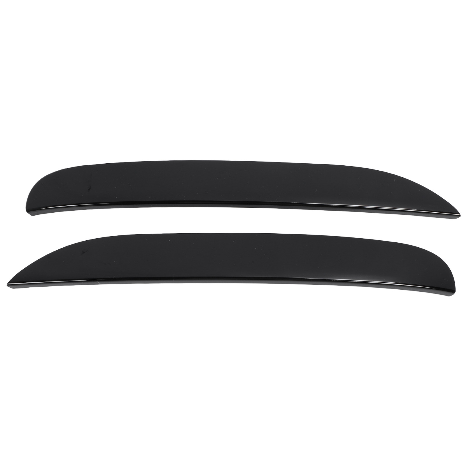 Frontstoßstangenverkleidung Für 7er Bmw F01/f02/f04 – Kühlergrillverkleidung Aus Glänzend Schwarzem Abs – 2-teiliges Set