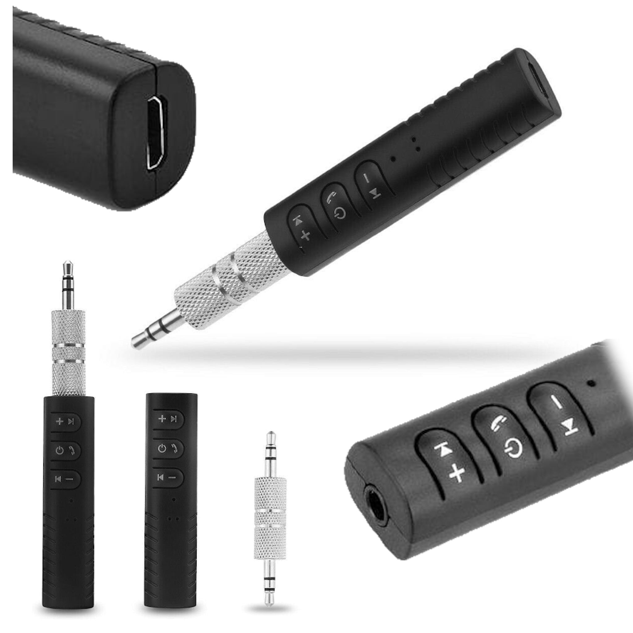 Adapterempfänger, Bluetooth-empfänger, 3,5-mm-klinkenanschluss, Aux-mikrofon, Bluetooth-kopfhörer