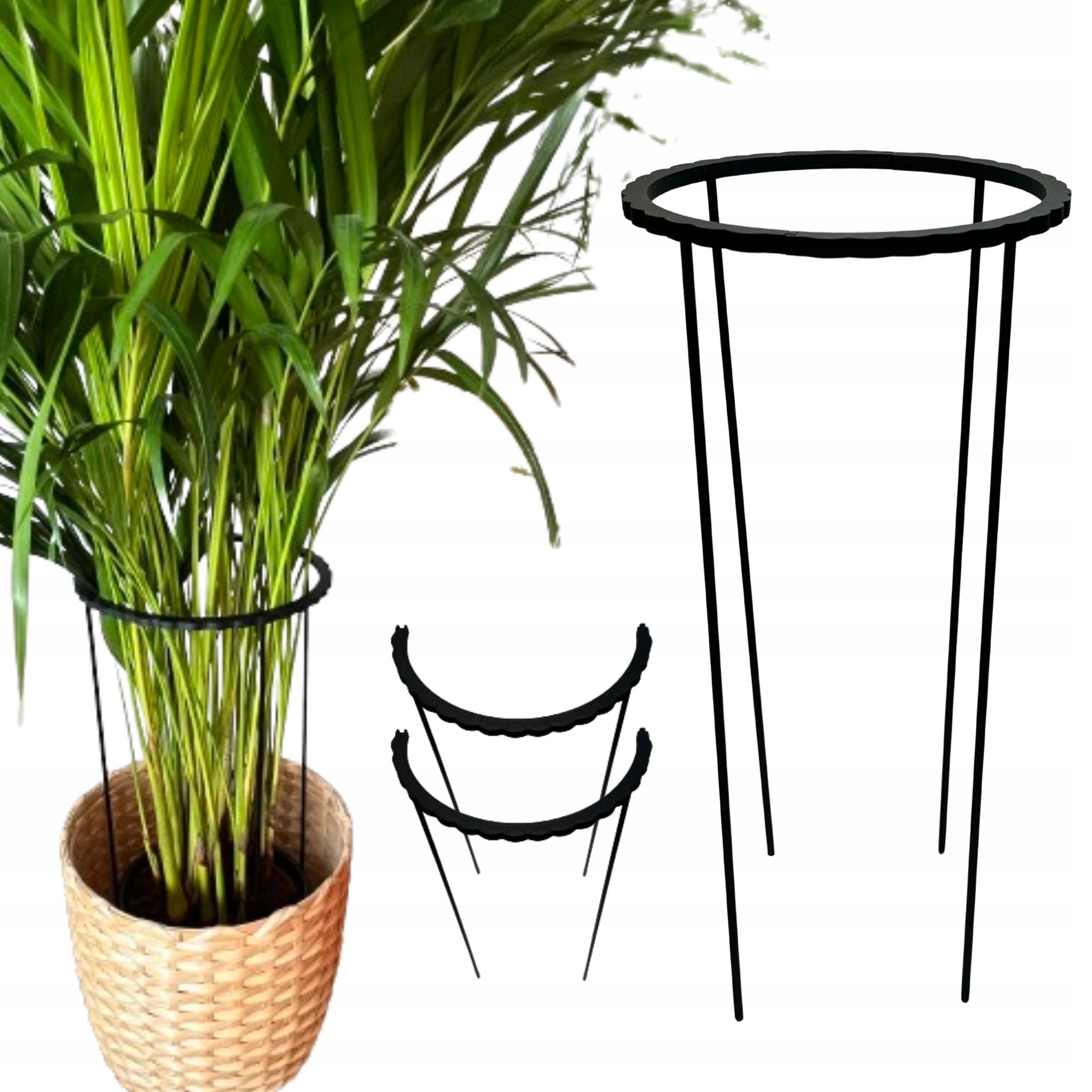 Blumenstützring-klemme, 2-in-1, L 50 Cm
