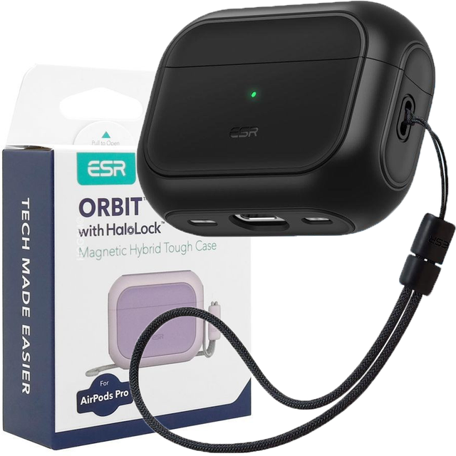 Esr Orbit Halolock Magsafe Apple Airpods Pro 1/2 Schwarz