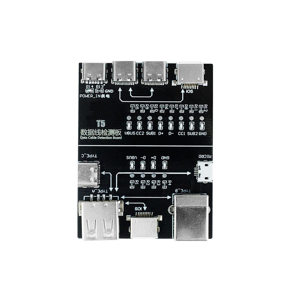 T5 Android Datenkabel Schalter-testplatine Schnellladung/type-c/micro-usb Anomalieerkennung Schnelltest