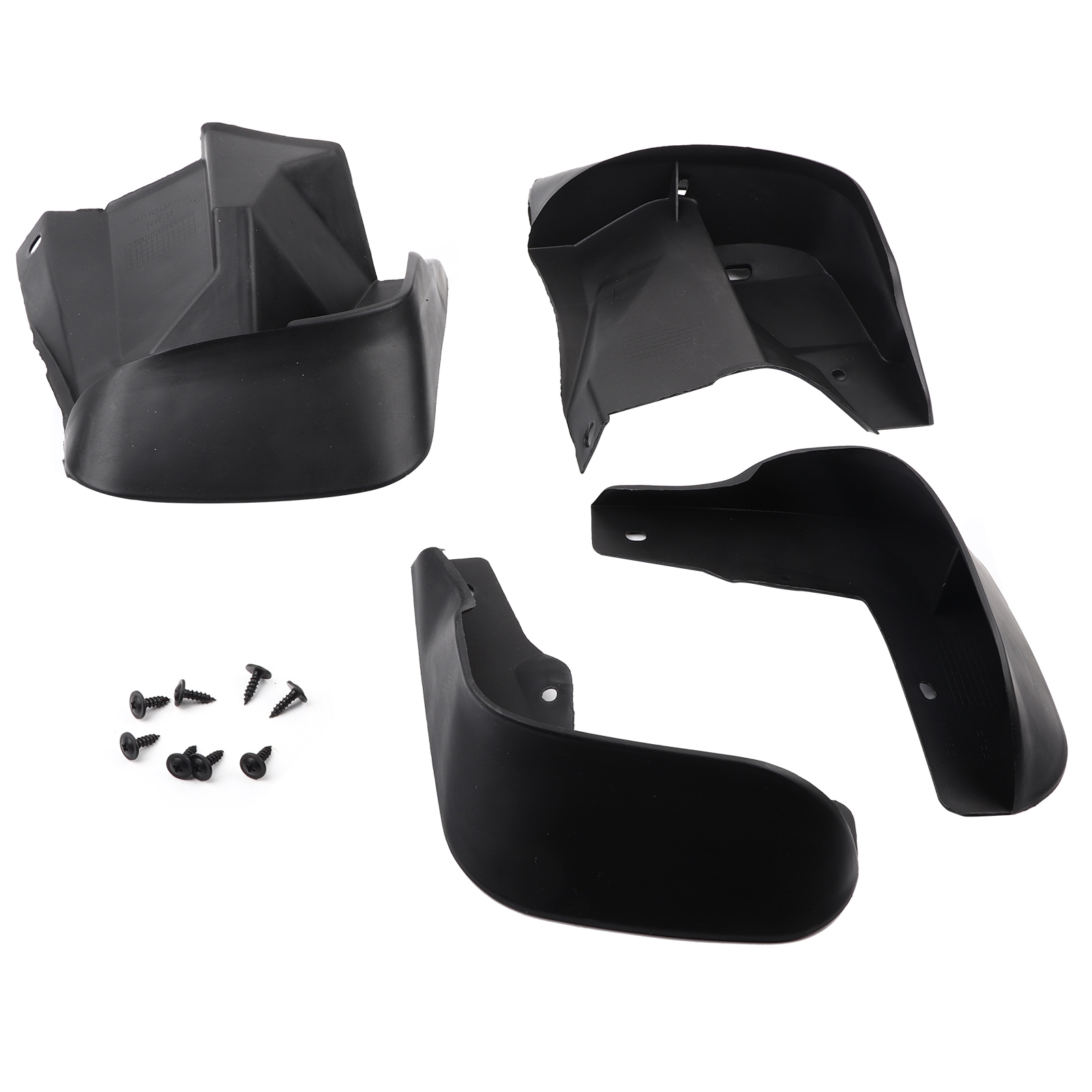 Schwarze Abs-radschutzleisten, 4-teiliges Set, Schmutzfänger 08p09-s04-100 Für Honda Civic 1996-2000