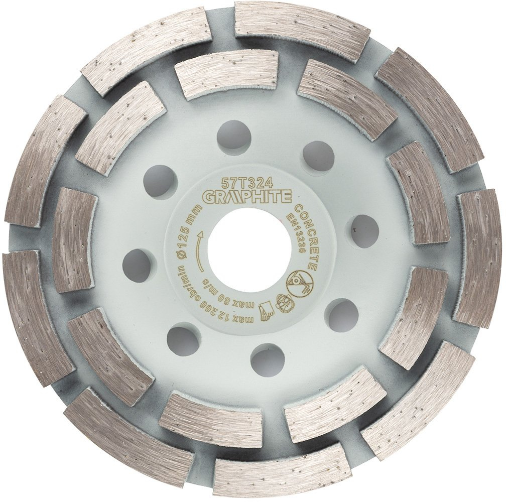 Schleifscheibe Graphite 57t324 125 Mm 2 Diamantsegmente