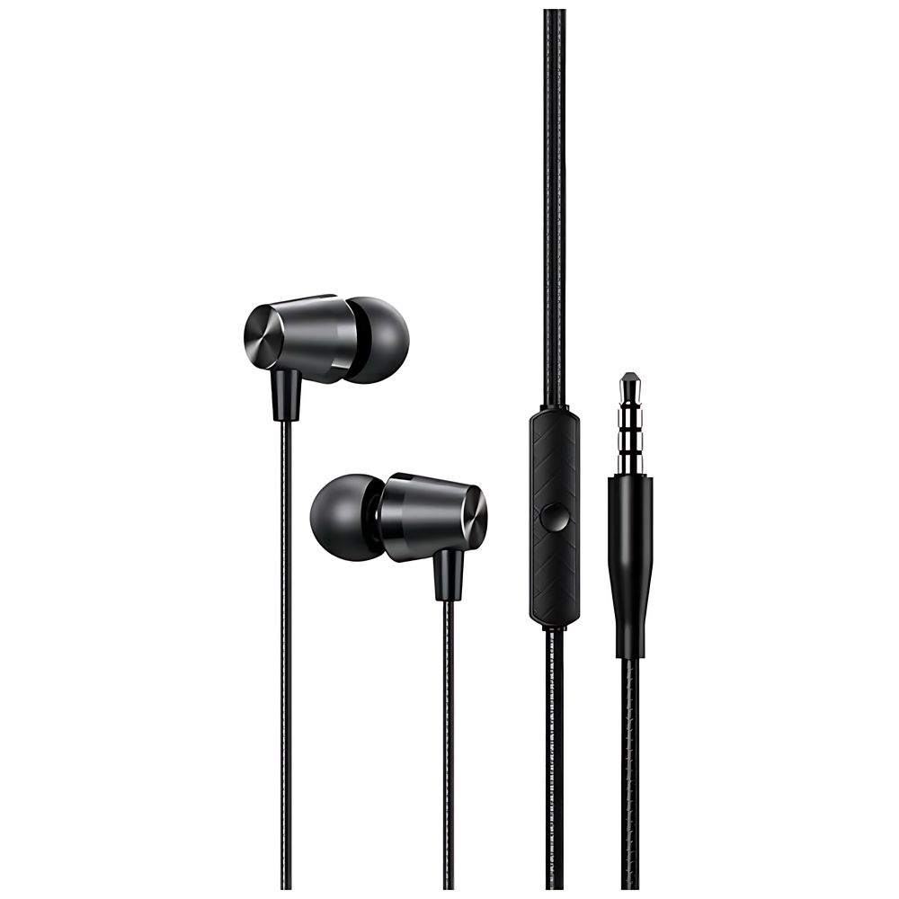 Usams Stereo-kopfhörer Ep-42 3,5 Mm, 1 Stück, Schwarz/schwarz, Sj475hs01-1