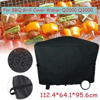 1 Stück Weber Q2000/q3000 Grillabdeckung, Staub- Und Regendicht, Uv-schutz, Picknickabdeckung Für Den Außenbereich