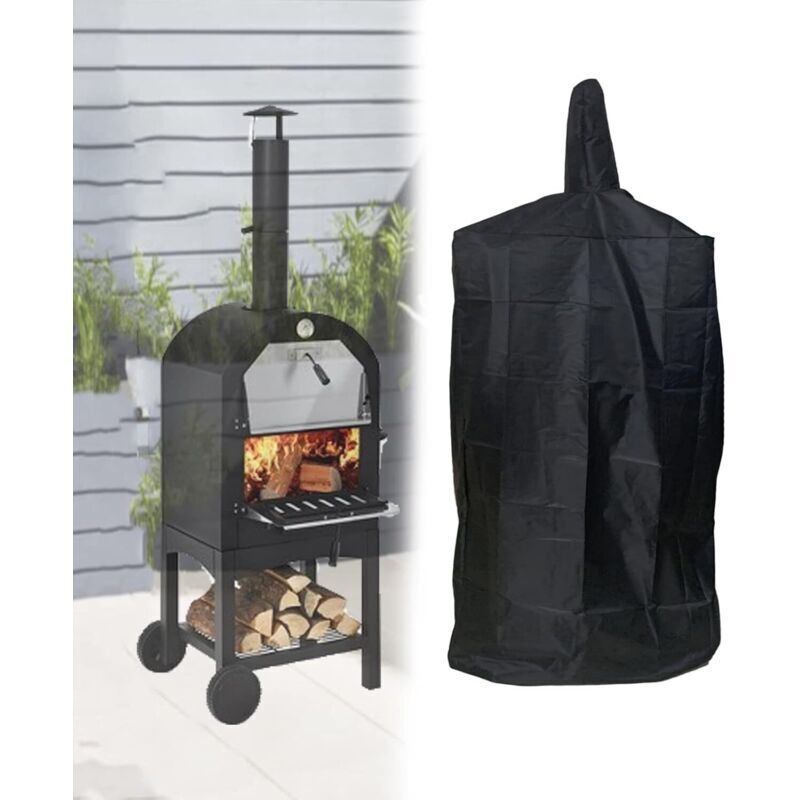 Wasserdichte Und Feuerbeständige Pizzaofenabdeckung Aus 600d Oxford-gewebe – Robuster Schutz Für Holzöfen, Grills Und Brotbacköfen