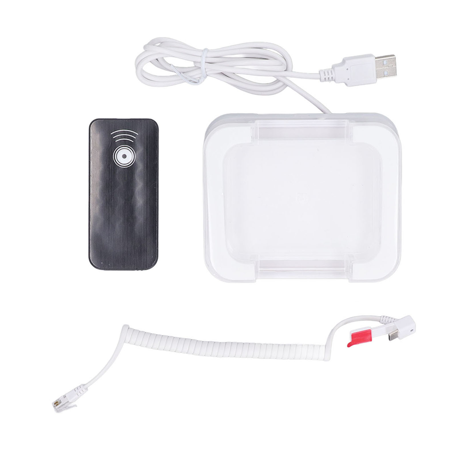 Diebstahlsicherung Mit 95-120 Db Alarm Und Infrarotsteuerung Für Smartphones, Tablets Und Pcs Mit Typ-c-ladeanschluss.