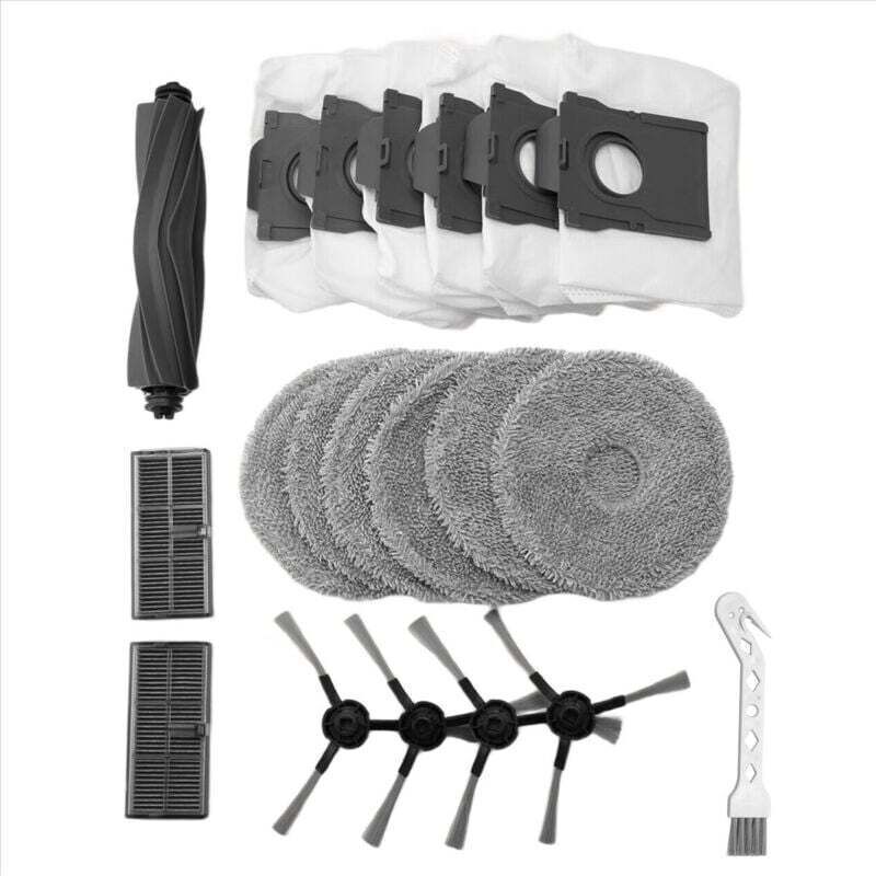 Ersatzteile Für Saugroboter – Seitenbürste, Hepa-filter, Reinigungstuch Und Staubbeutel (komplettset)