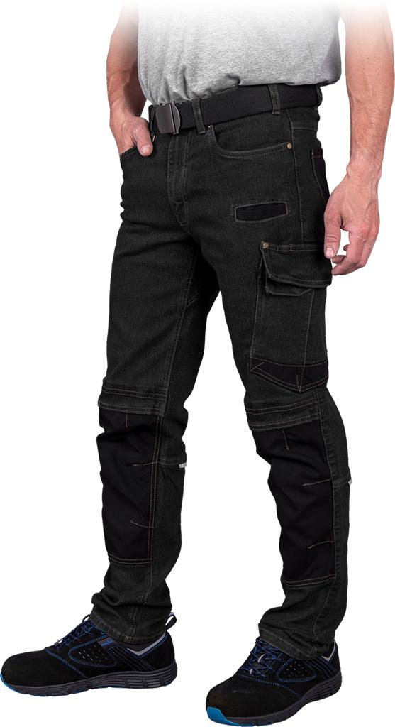 Schutzhose Bis Zur Taille, Jeans 303-t Reis 48, Marineblau-schwarz