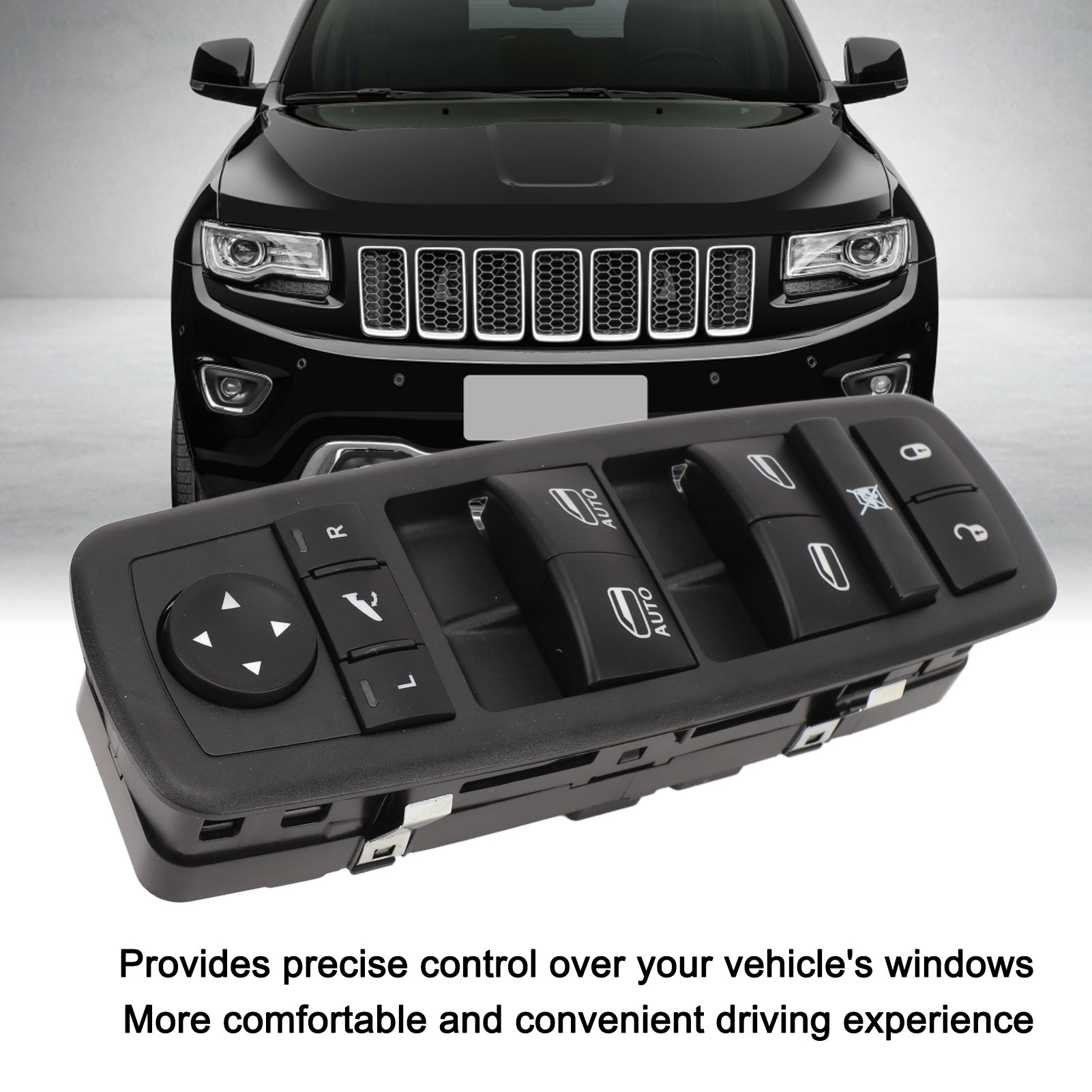 Hauptschalter Für Elektrische Fensterheber Auf Der Fahrerseite Mit Flüssigkeitssteuerung Oe 68184803ac Für Grand Cherokee 2014-2018
