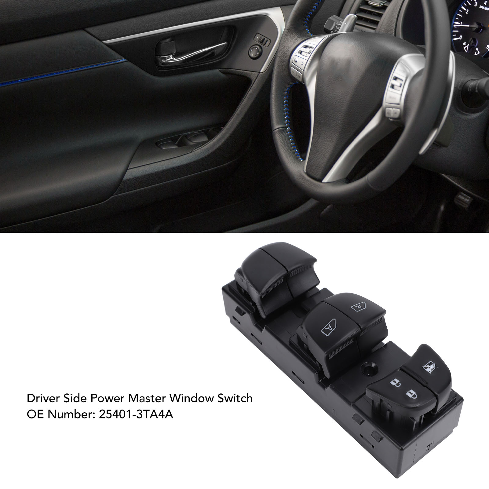 Fensterheberschalter Links (fahrerseite) 25401-3ta4a Für Nissan Altima L33 2013-2018