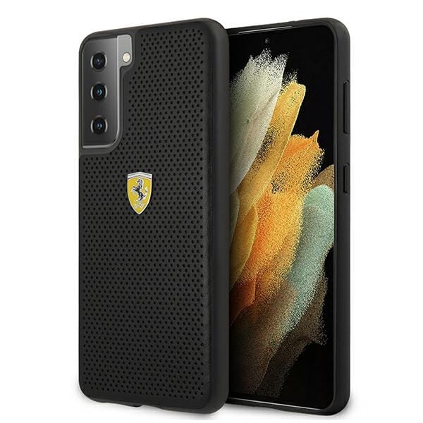 Ferrari Fespehcs21mbk S21+ G996 Schwarz/schwarzes Hartschalenetui On Track Perforiert