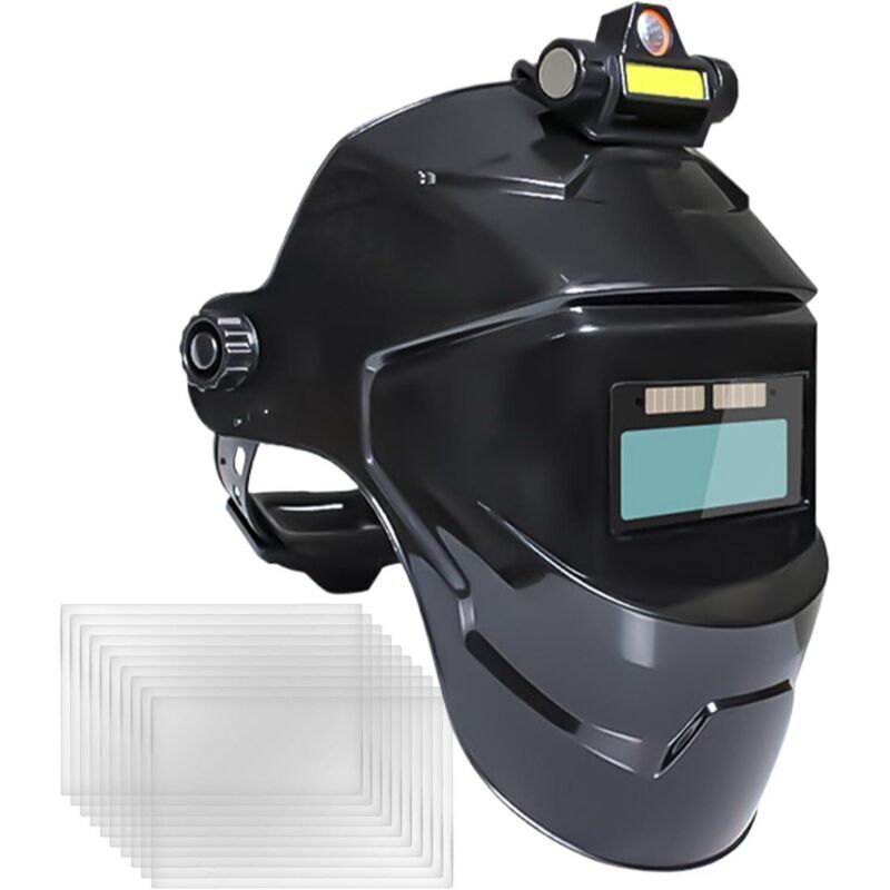 Automatisch Abdunkelnder Schweißhelm Mit Dynamischer Abdunkelung, Atmungsaktivem Sonnenvisier, Optimaler Schutz Für Professionelle Schweißer.
