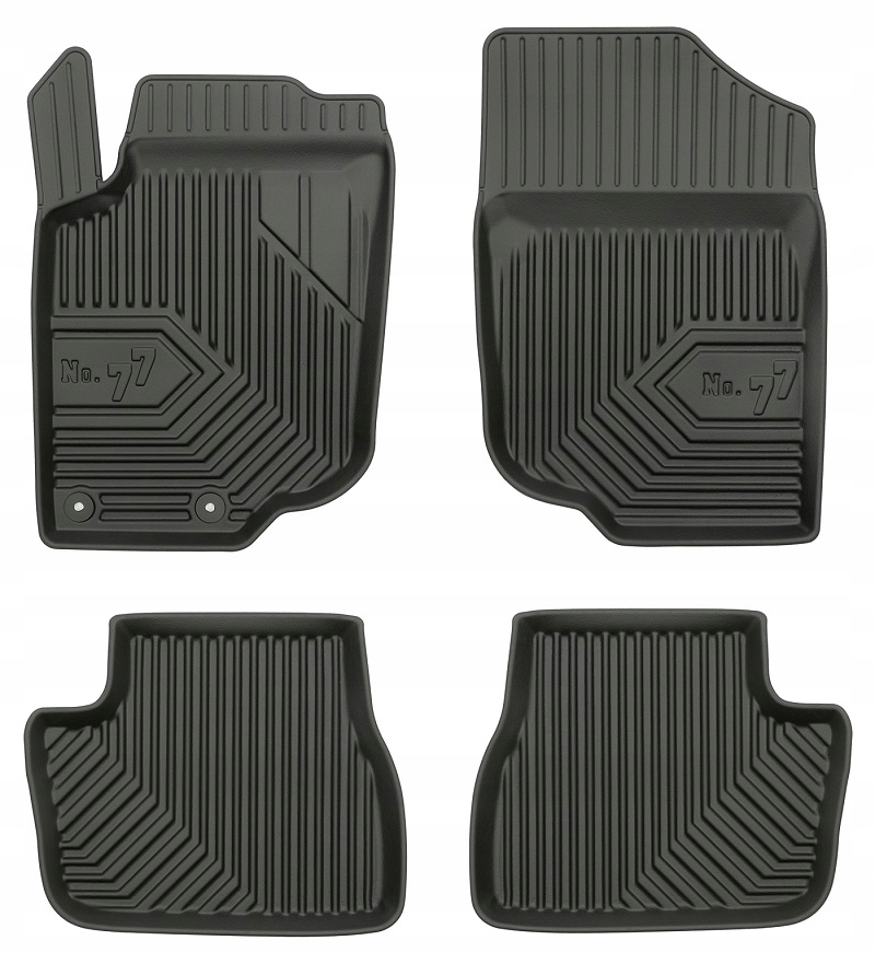 Peugeot 207 2006-2012 Fußmatten, Scheibenwischermatte, Gummischalen 77