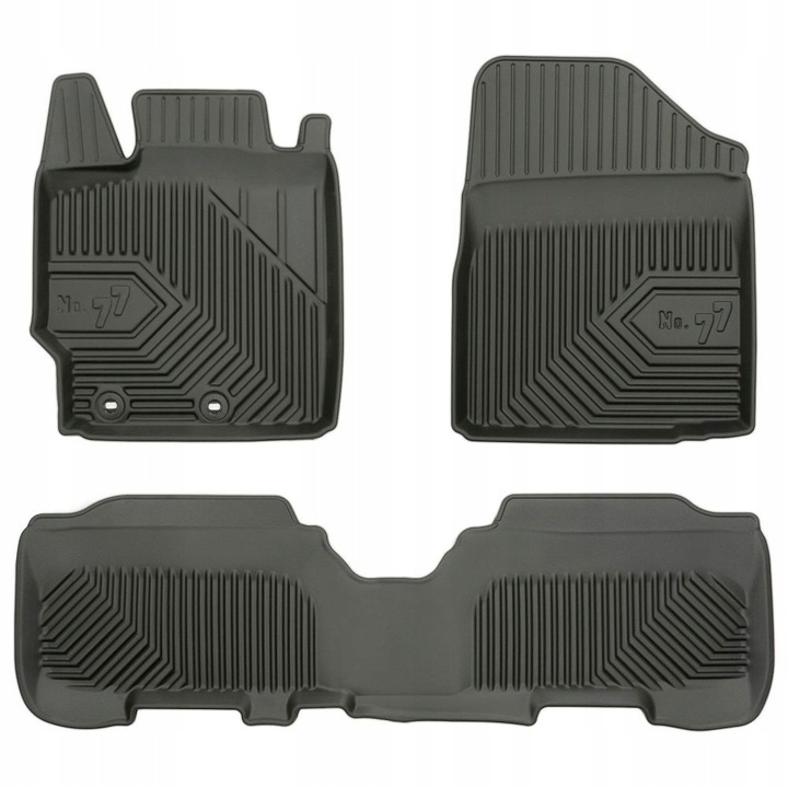 Toyota Yaris 2 2005-2011 Fußmatten, Scheibenwischermatte, Gummischalen 77