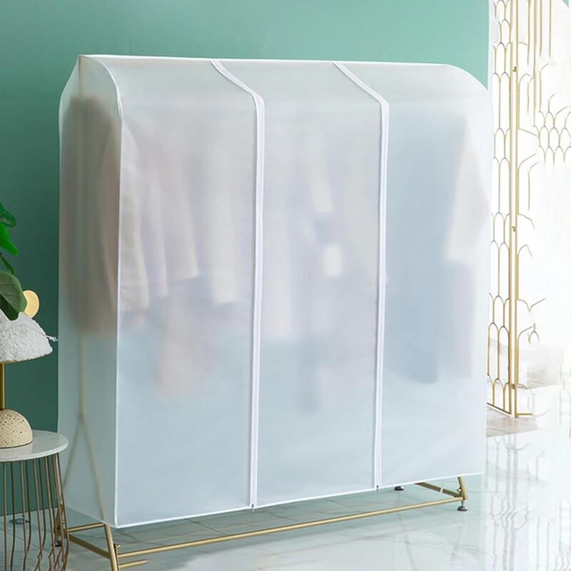 Hängender Aufbewahrungsbeutel Für Kleidung – Großer, Durchscheinender, Staubdichter Beutel Aus Strapazierfähigem Polyethylen, 60 X 110 Cm (4er-pack)
