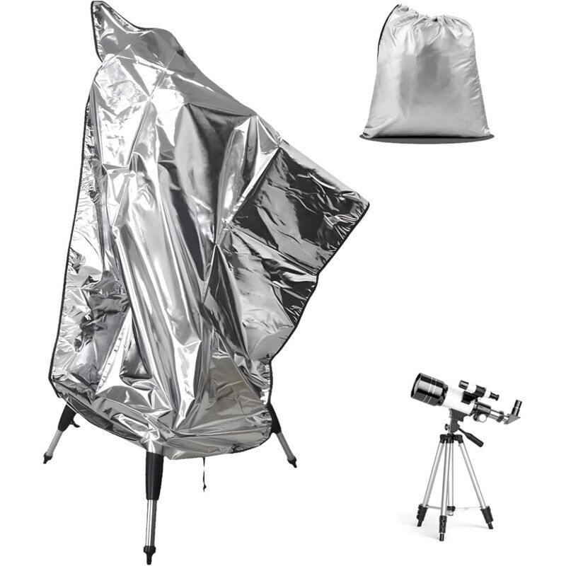 Wasserdichte Schutzhülle Für Outdoor-teleskope – 120 X 160 Cm, Inklusive Aufbewahrungstasche, Mattschwarz