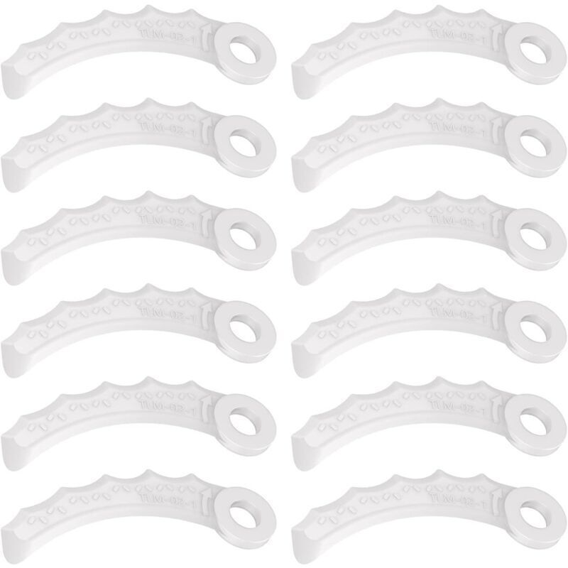 Kunststoffklingen Für Makita Freischneider – 12er-pack, Kompatibel Mit Den Modellen Dur189rf, Ur100dz, Dur191lzx3, Dur181z