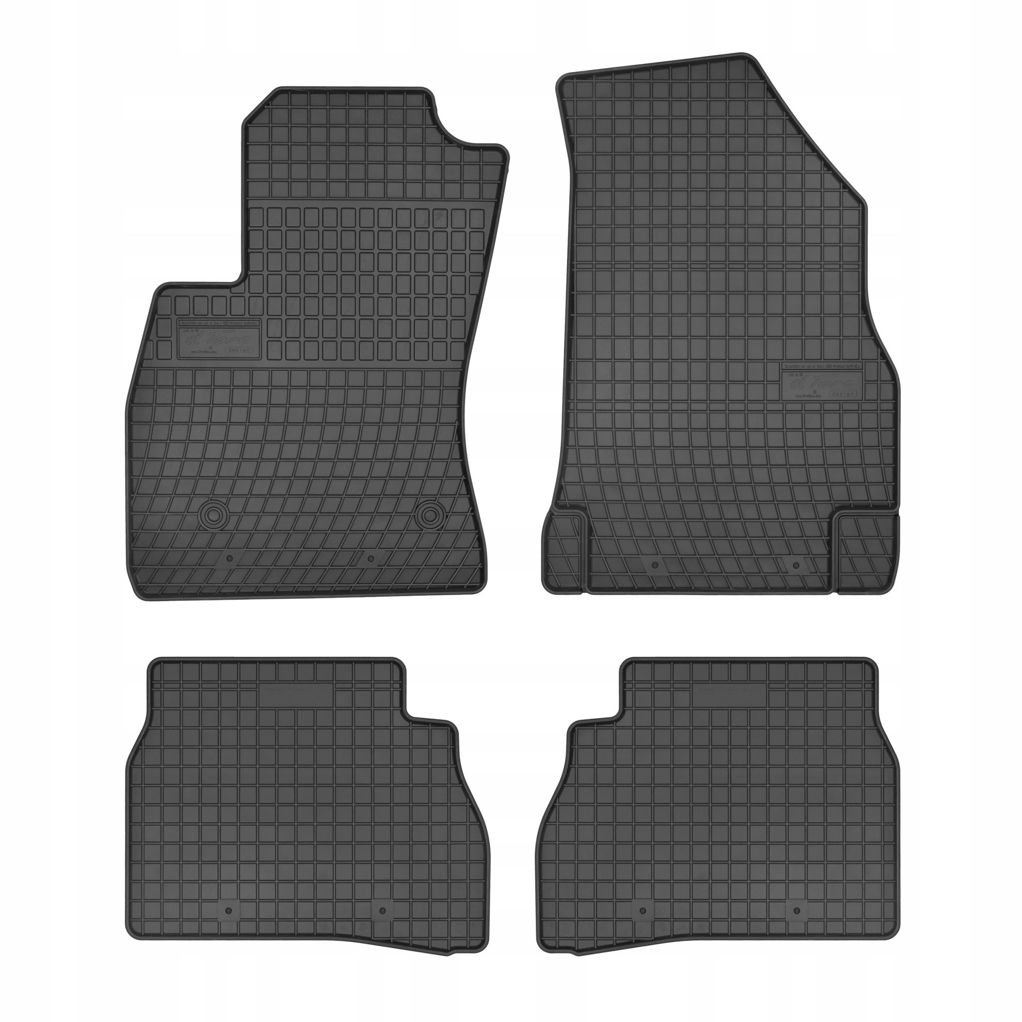 Gummimatten Fiat Doblo 2 Ii 2010-2020 Original Fg