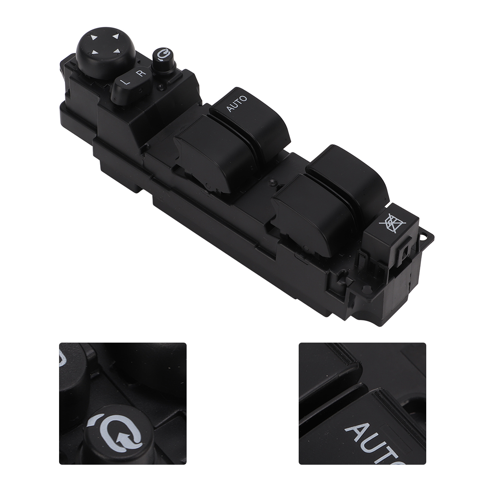 Mazda Fensterheberschalter D652-66-350a Schwarz Abs Für Mazda 2/6 (rhd)