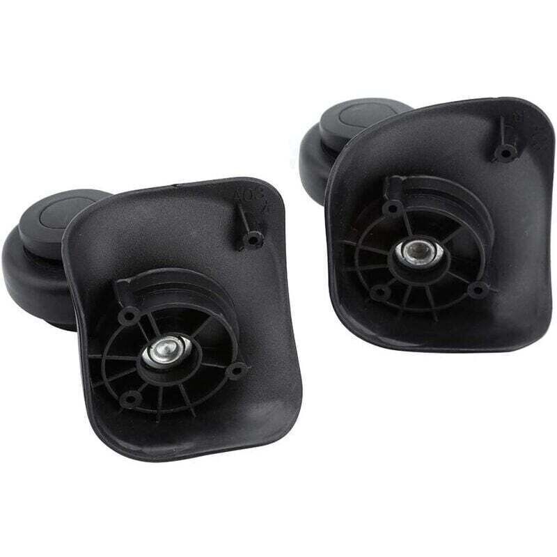 Schwerlast-lenkrollen, Schwarz – 2er-set Für Reisekoffer, Einfache Montage, 50 Mm Durchmesser