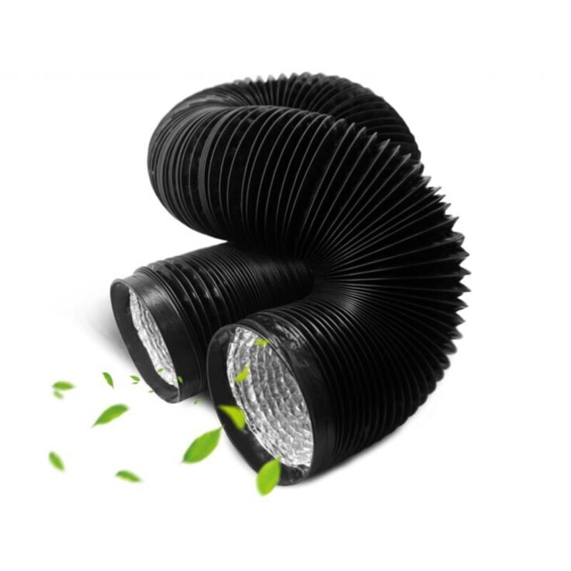 2 M Langer, Flexibler Pvc-aluminium-ablaufschlauch Ø100 Mm – Ideal Für Badezimmer, Küchen Und Wäschetrockner
