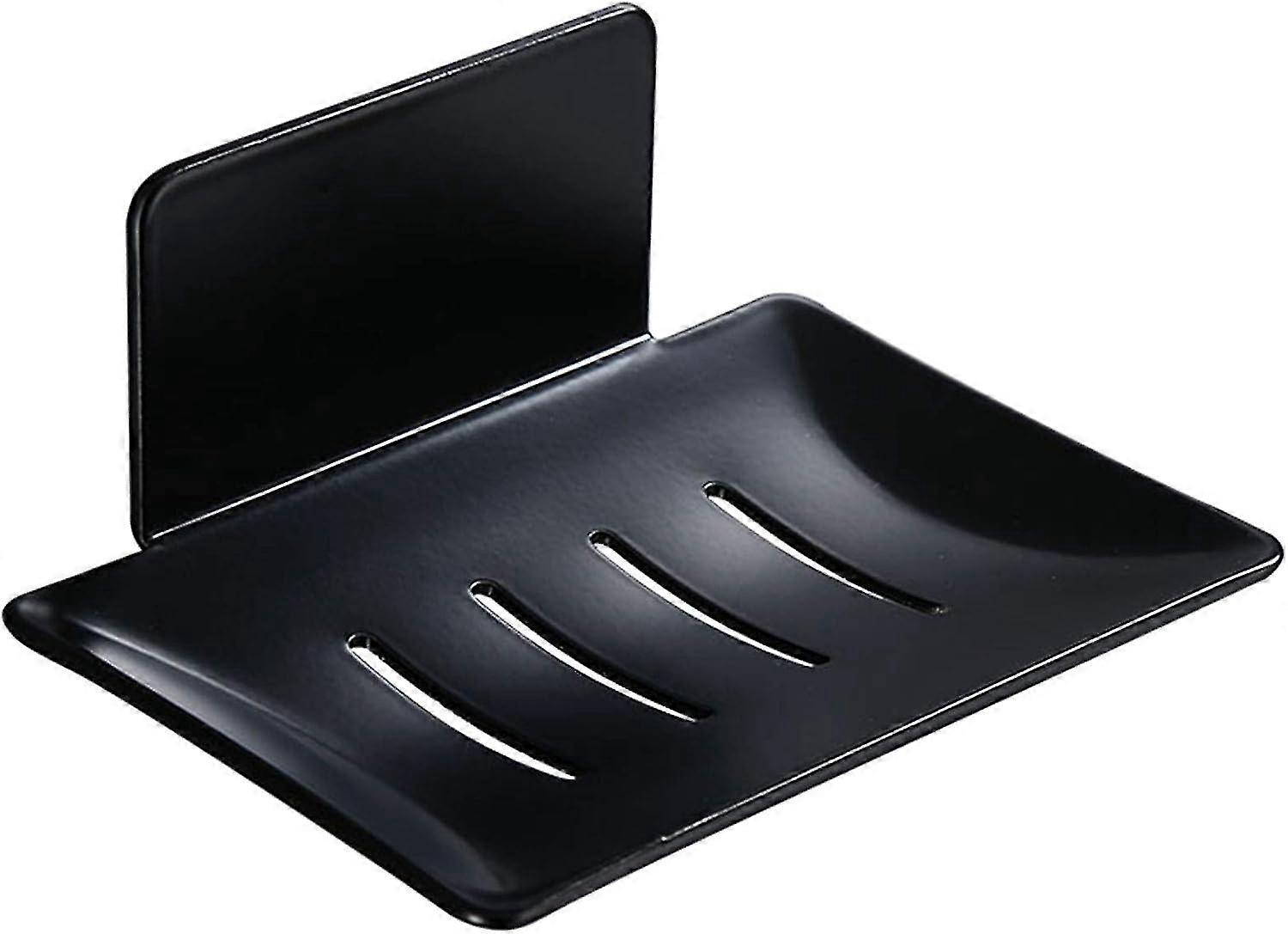 Wandseifenschale, Selbstklebender Duschseifenhalter, Seifenablage Aus Metall Ohne Bohren Für Badezimmer, Küchenschwammhalter Bla Szrh Af