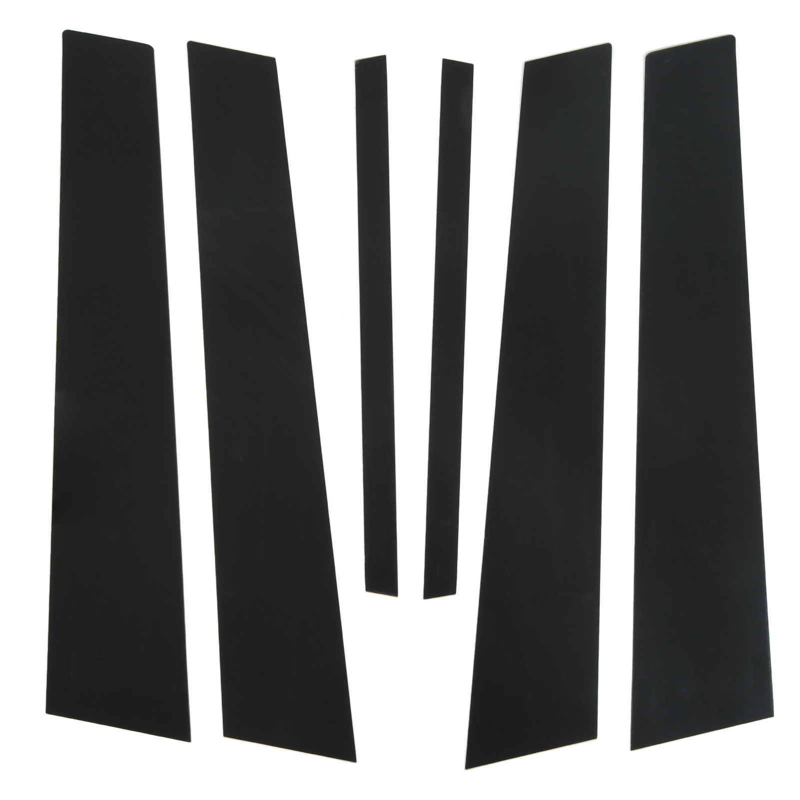 Set Mit 6 Fenstersäulenschutzleisten (b/c) - Hochglanzschwarz/spiegeloptik - Bmw 3er F30 (2013-2019)