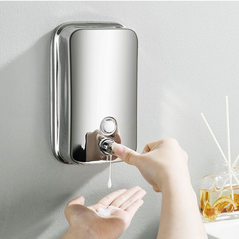 500-ml-seifenspender Aus Edelstahl Zur Wandmontage Mit Abs-schutz – Praktisches Und Elegantes Design Für Küche Und Bad