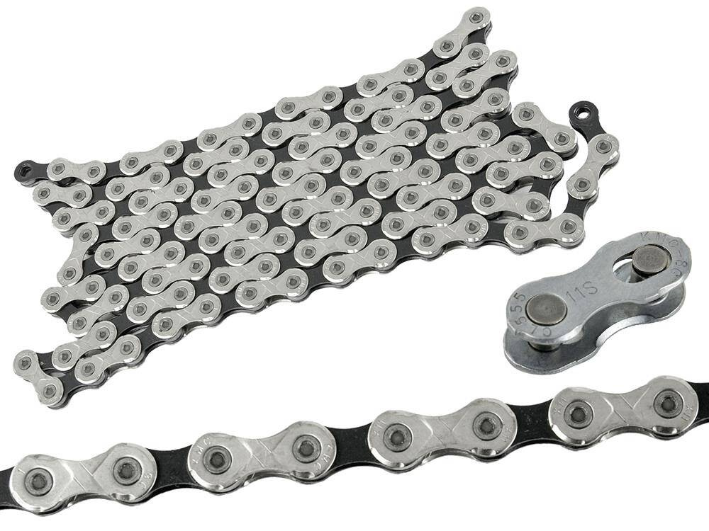 Kmc X11 Silber-schwarz Kette, 11-fach - Ohne Originalverpackung