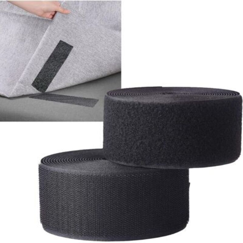 50 Mm X 6 M Klettband Zum Aufnähen – Kein Klebstoff Erforderlich, Für Stoffe Und Kleidung – Ideal Zum Nähen, Basteln Und Heimwerken