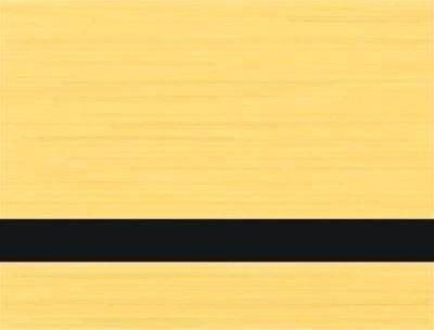 Innenliegende Gravurlaminierung, Glänzend Gold/schwarz, 0,8 Mm Lz-999-008
