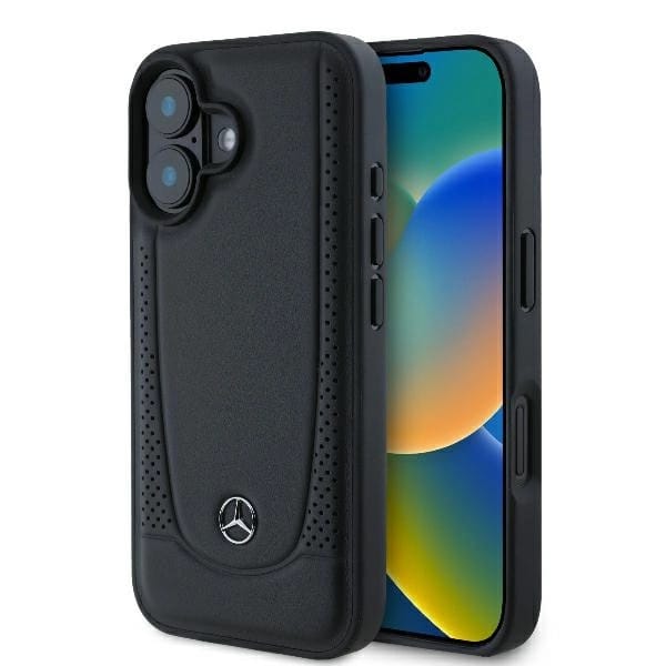 Mercedes Mehcp16sarmbk Iphone 166.1 Schwarze/schwarze Hartschalen-lederhülle Urban