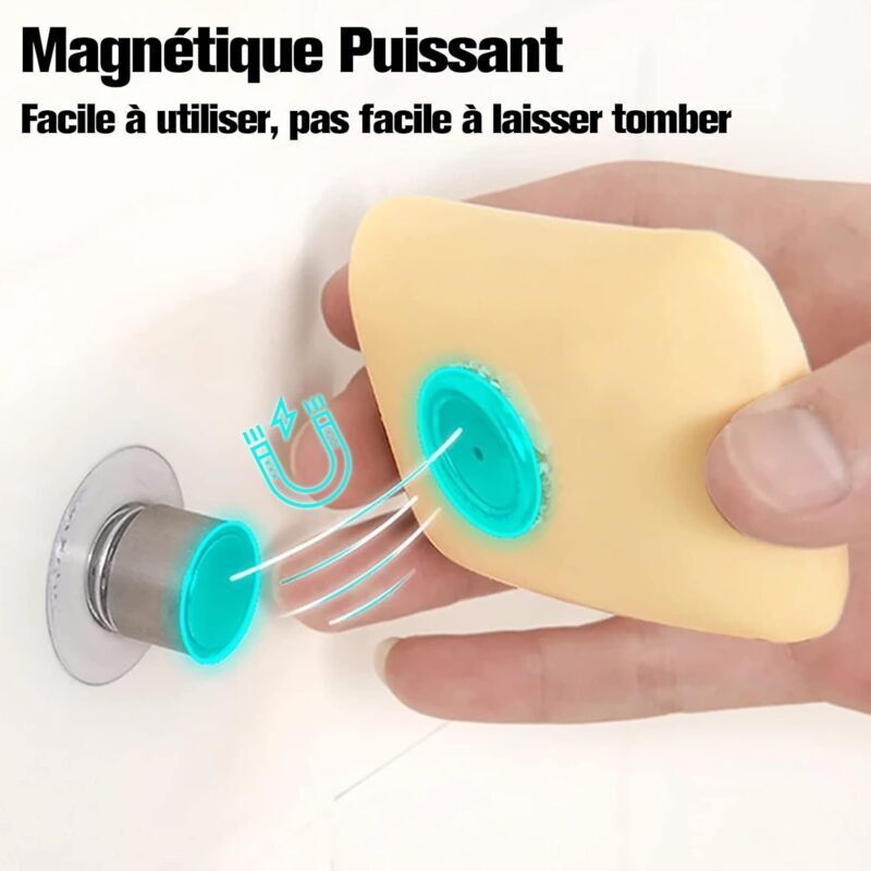 Magnetische Seifenschalen, 6er-set – Saugnapf- Und Magnetbefestigung, Edelstahl, Kein Bohren Erforderlich, Für Bad Und Küche