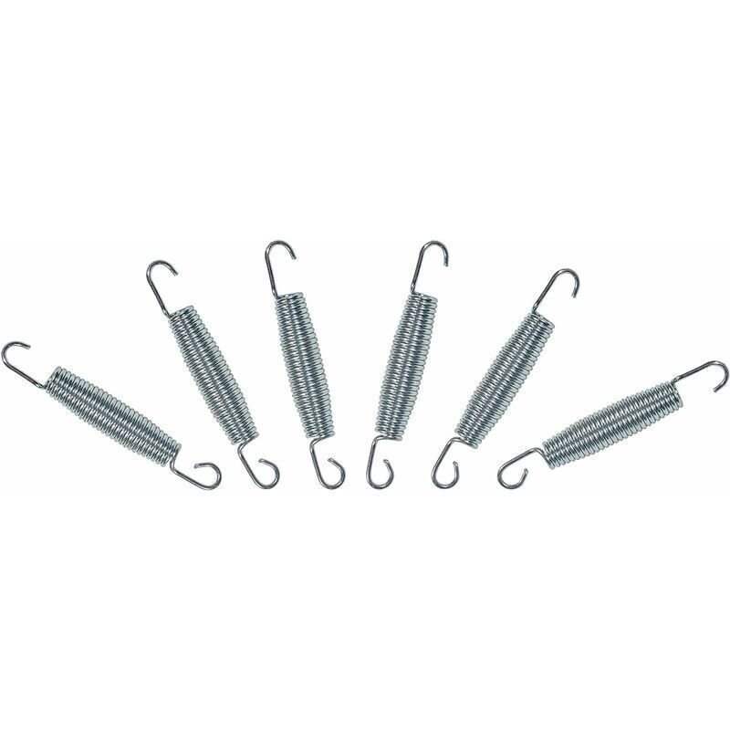 Trampolinfedern, 6er-set – 147 Mm, 28 Windungen, Hochfester, Verzinkter Stahl Für Sicheres Springen