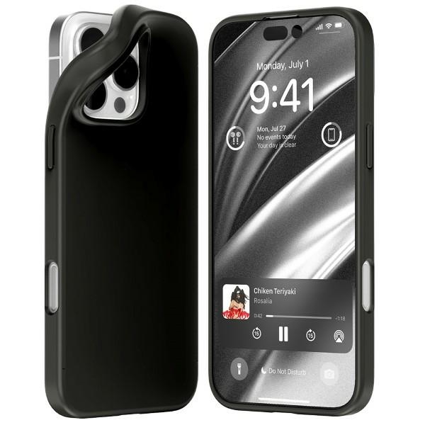 Mercury Soft Iphone 16 Pro Max 6,9 Zoll, Schwarz/schwarz