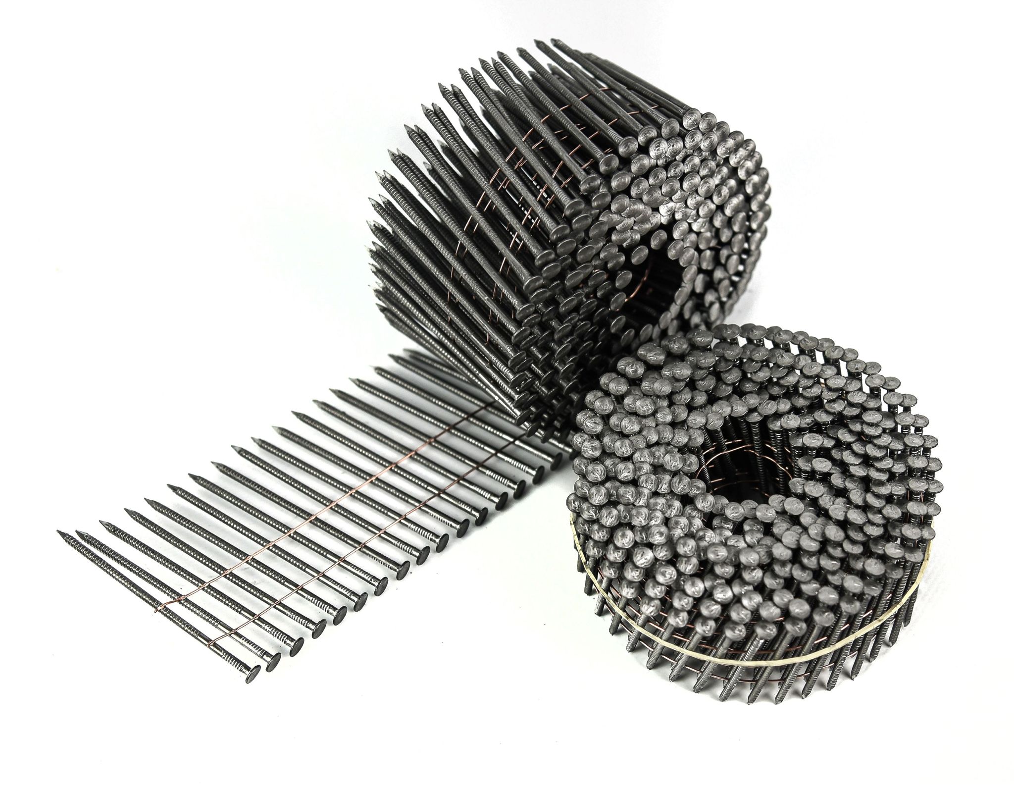 Nägel Für Drahtkupplungsnagler, 2,5 X 60 Mm, Magazinierte Ringnägel, 3600 Stück