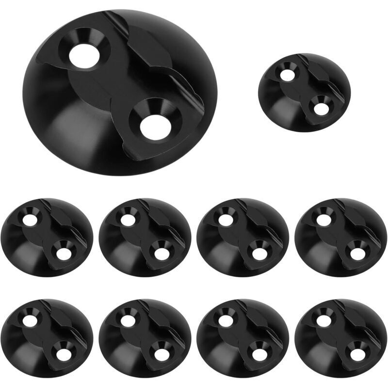 Zurrplatten Aus Aluminium Für Flugzeugschienen – 10er-pack, Ideal Für Lkw, Wohnmobile Und Boote