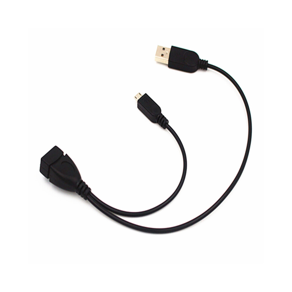 2 Micro-usb Auf Usb Buchse Otg Adapterkabel Mit Usb-stromanschluss Für Otg-fähige Geräte