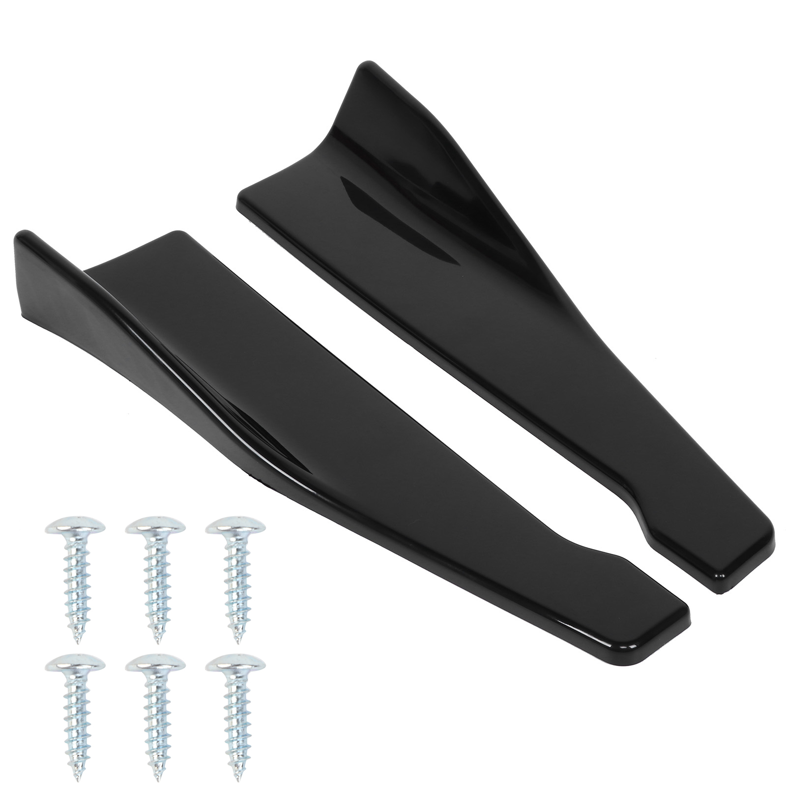 [diffusor/schutzleiste] + [universalsplitter] + [heckstoßstange] + [2x Schwarze Pp-lippe, 48 Cm, Aerodynamisch Und Stoßfest]
