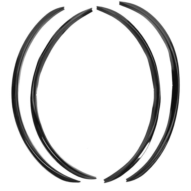 Universelle Abs-felgenschutzleisten, 4 Stück, 72 Cm, Schwarz, Für Den Schutz Vor Kratzern Und Zur Dekoration Von Kraftfahrzeugen.