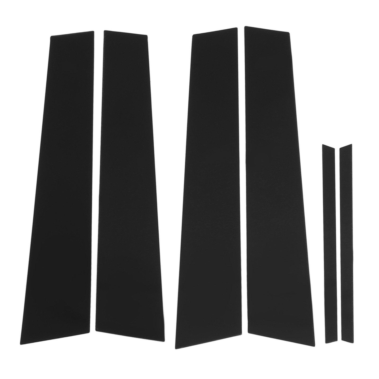 Hochglanzschwarzes 6-teiliges Pc-säulenverkleidungsset Für Acura Tsx 2009-2014