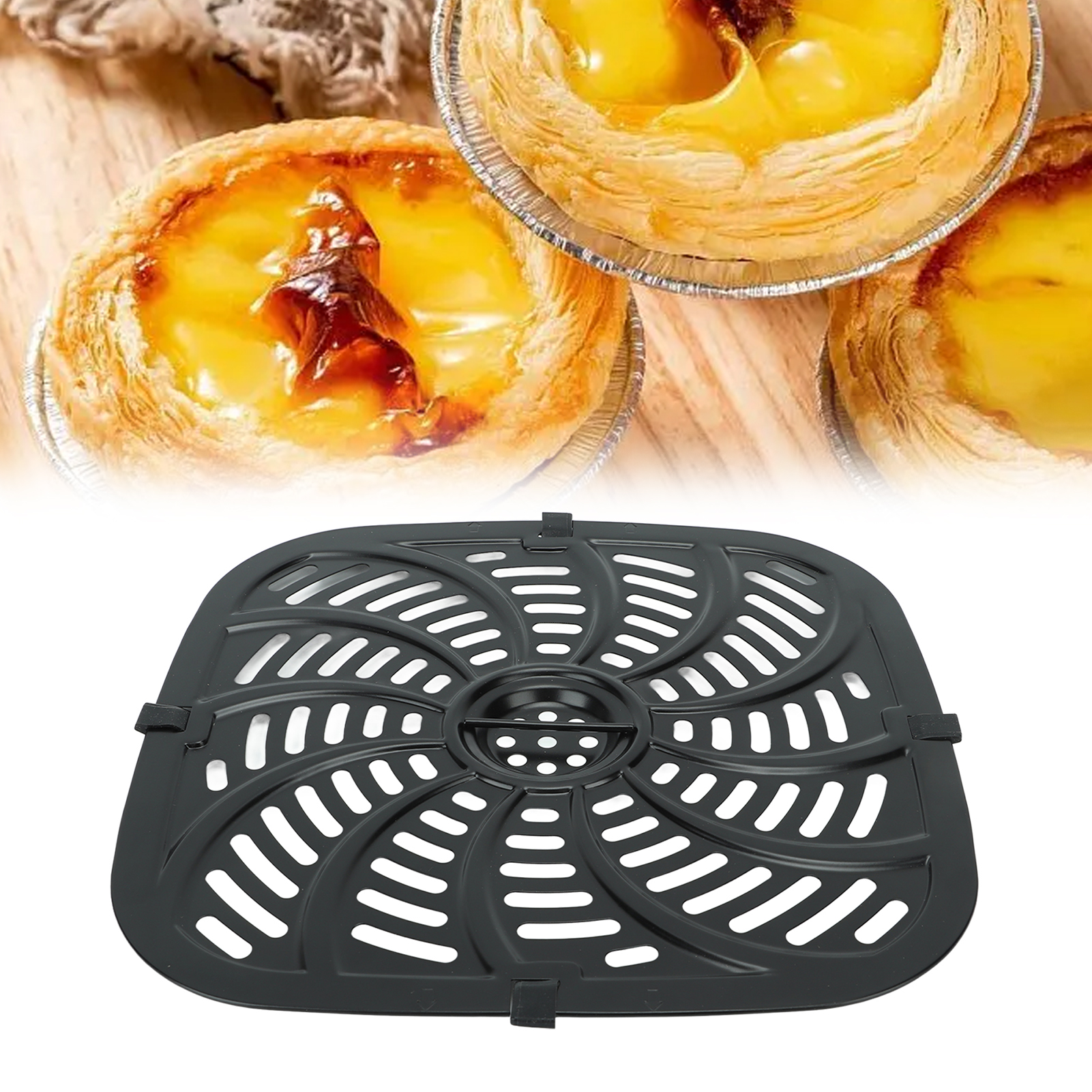 Ersatz-fritteusenschale, Grillschale, Rutschfestes Zubehörteil Mit Hitzebeständigem Gummirahmen Für 8-quart-fritteusen
